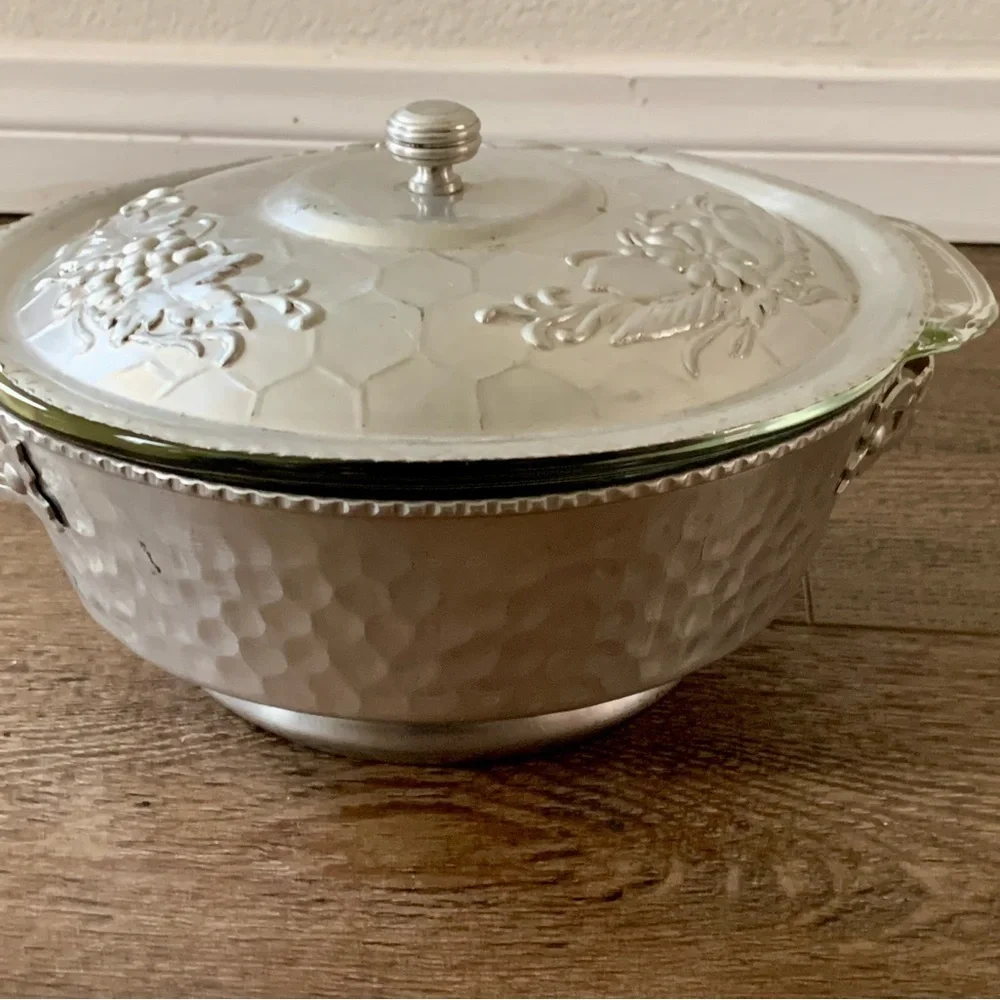 Vintage Aluminum Bowl Dish Nasco Italy